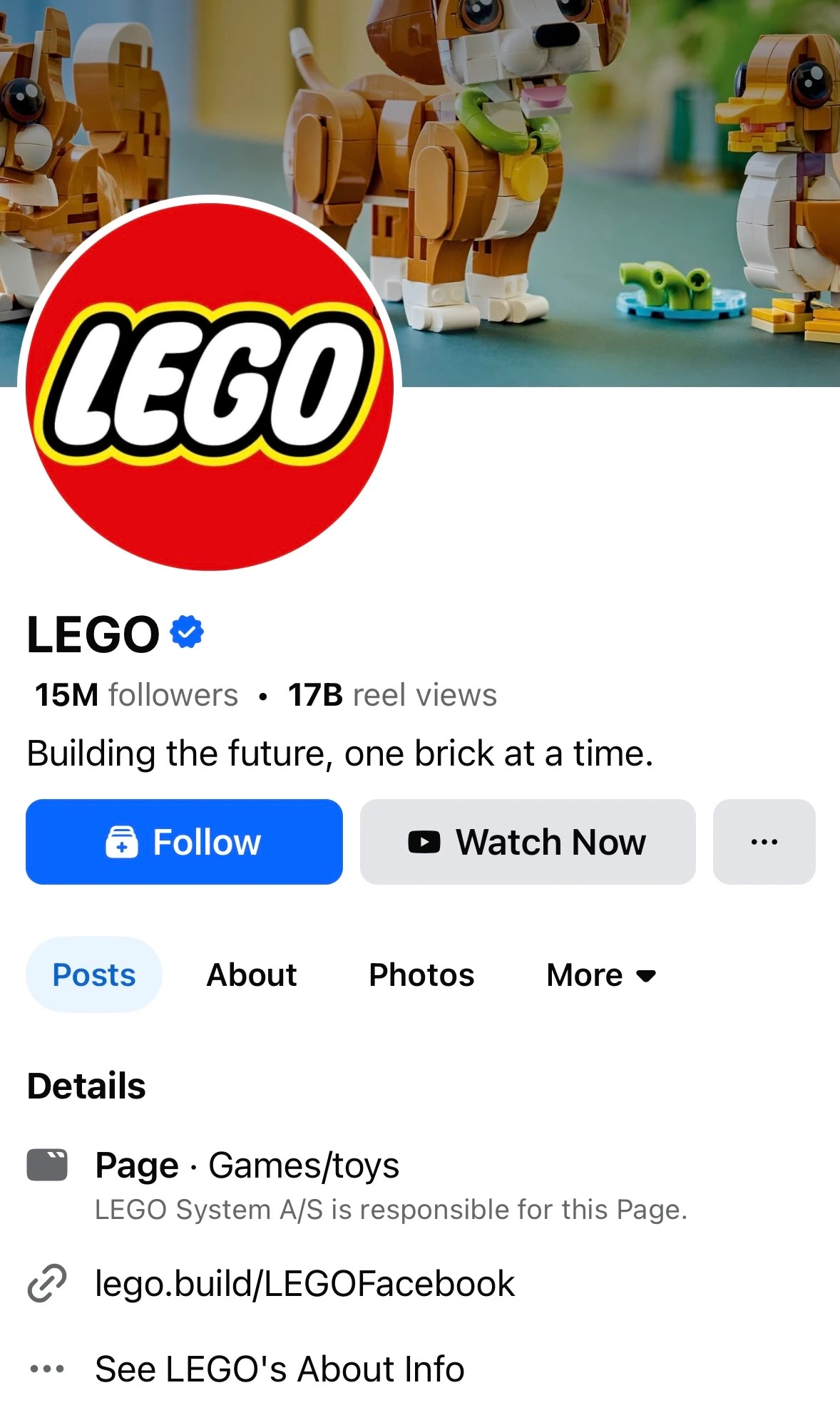 Lego Instagram Bio