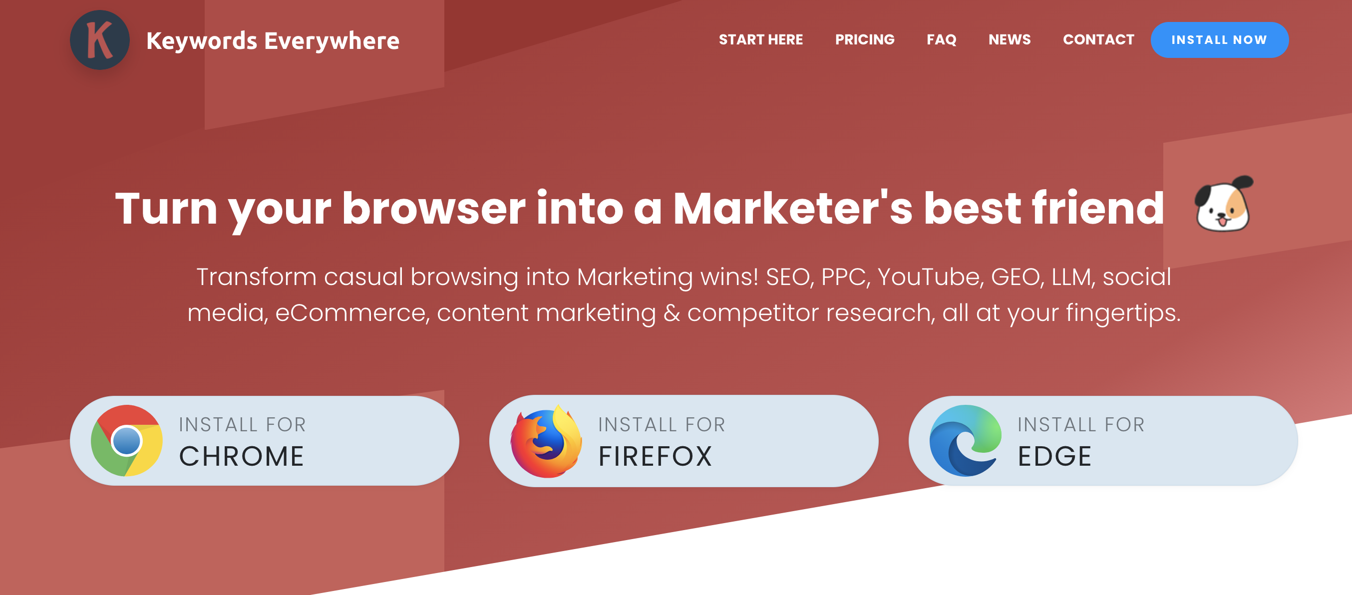 keywords Everywhere Chrome extension